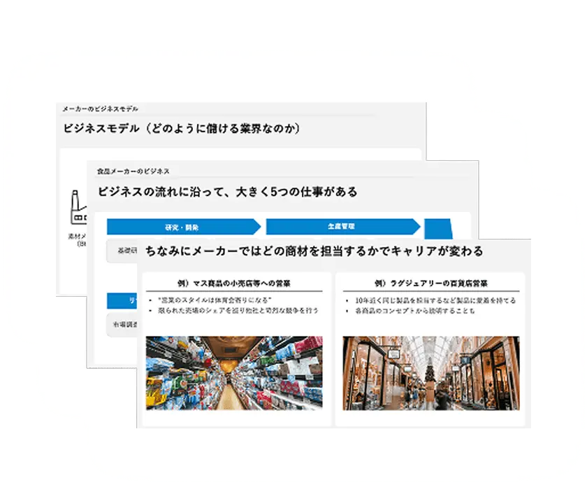 人気7業界の要点をサクッと解説業界研究資料