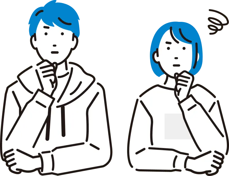 男女のイラスト