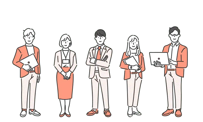 男女のイラスト