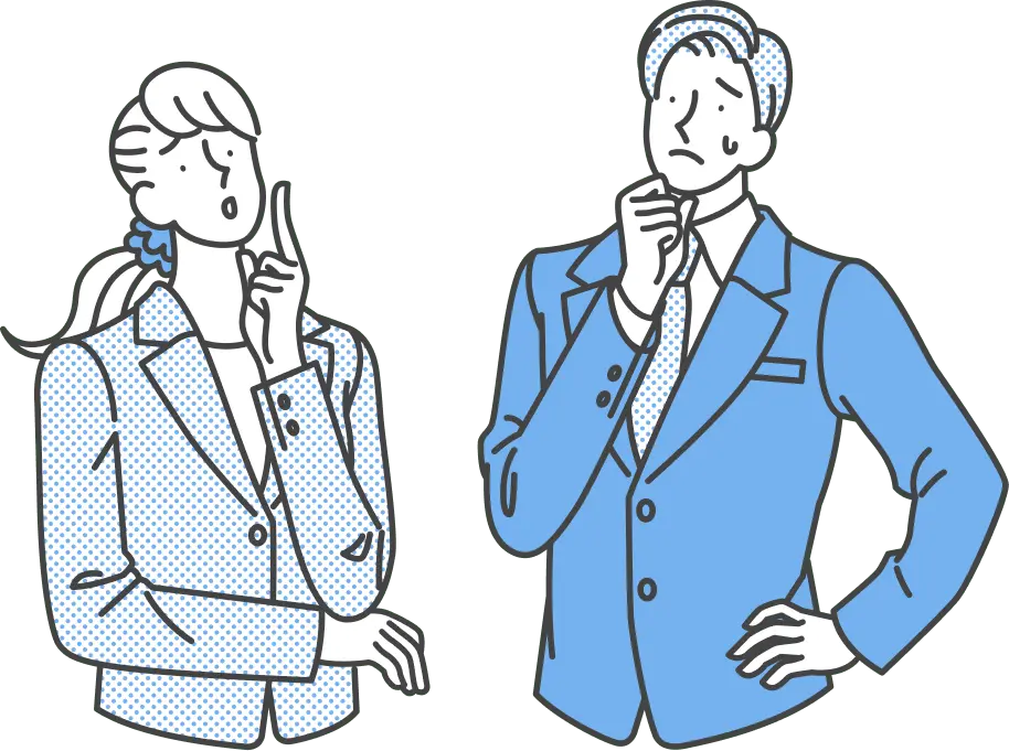 男女のイラスト